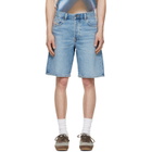 Diesel Blue Regular-Short Denim Shorts