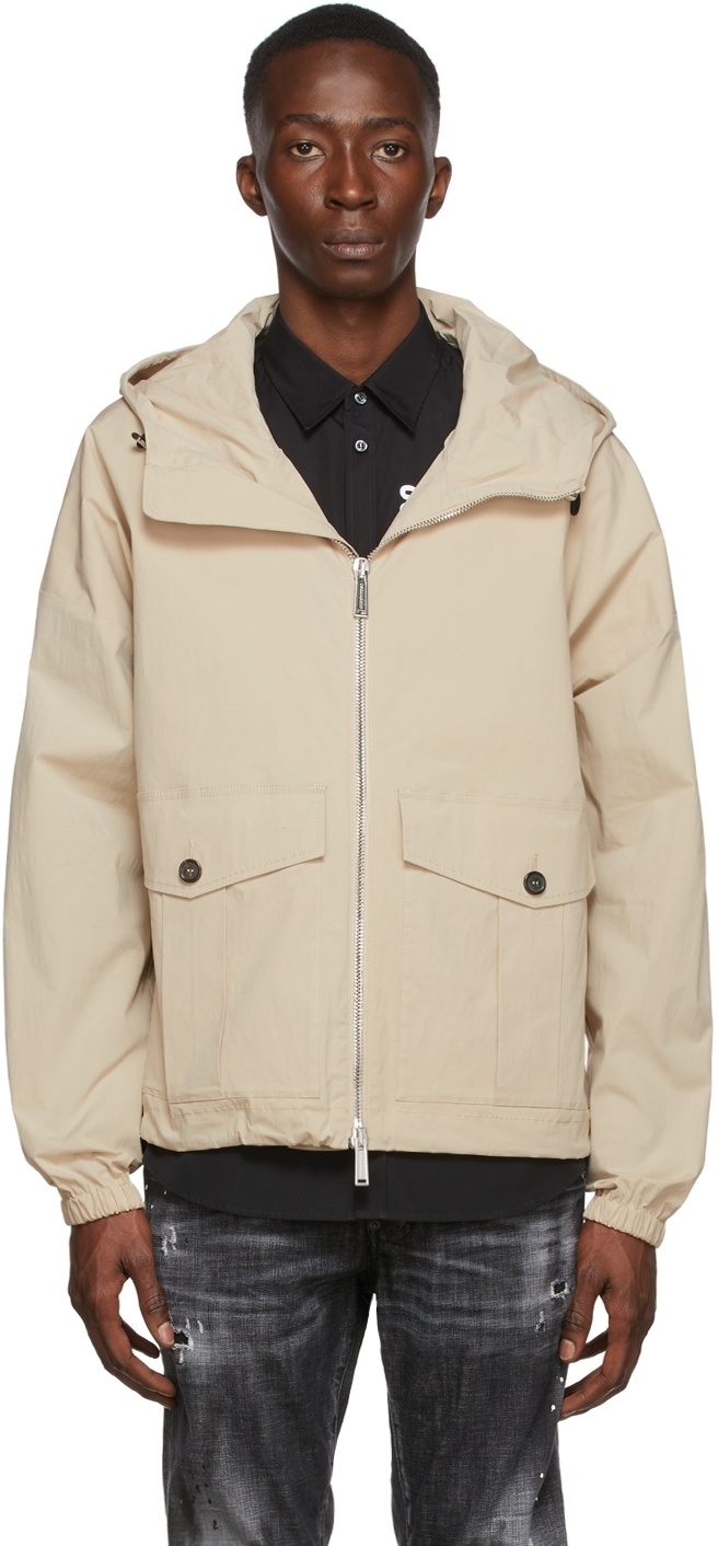 Dsquared2 Beige 'Icon Forever' Jacket Dsquared2