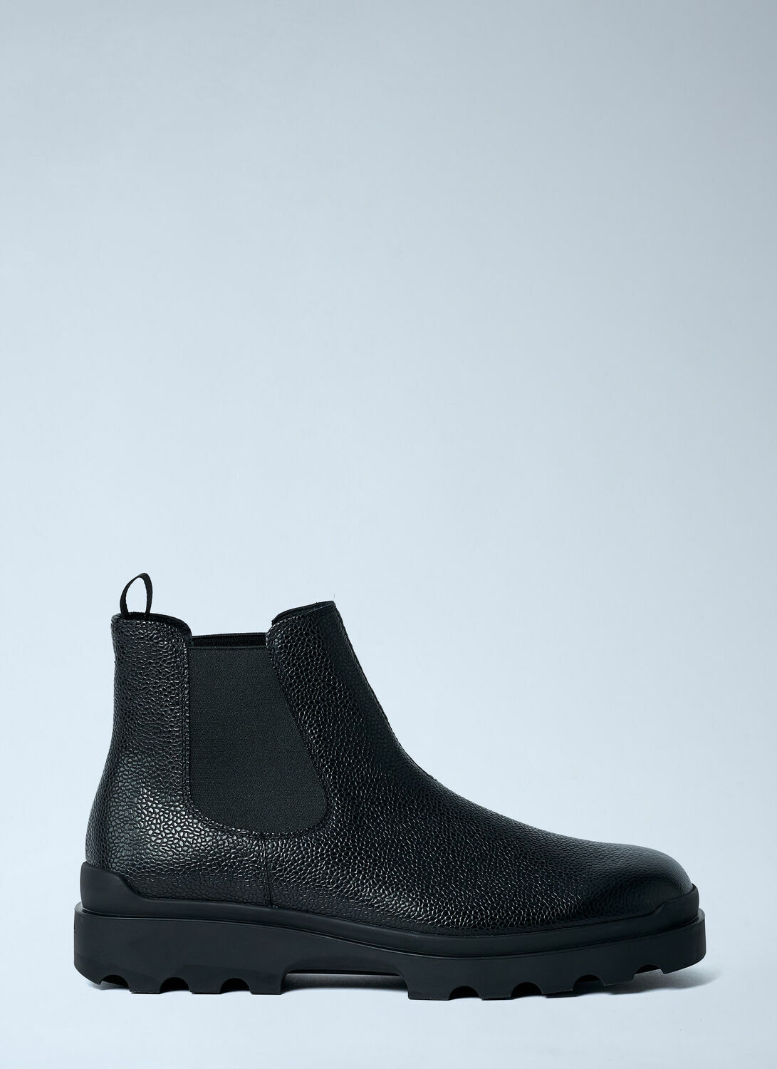 Prada Stamped Leather Boots