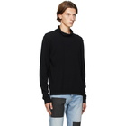 Isabel Benenato Black Wool Turtleneck