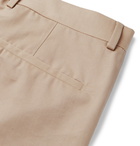 Brunello Cucinelli - Beige Slim-Fit Wool and Cotton-Blend Suit Trousers - Beige