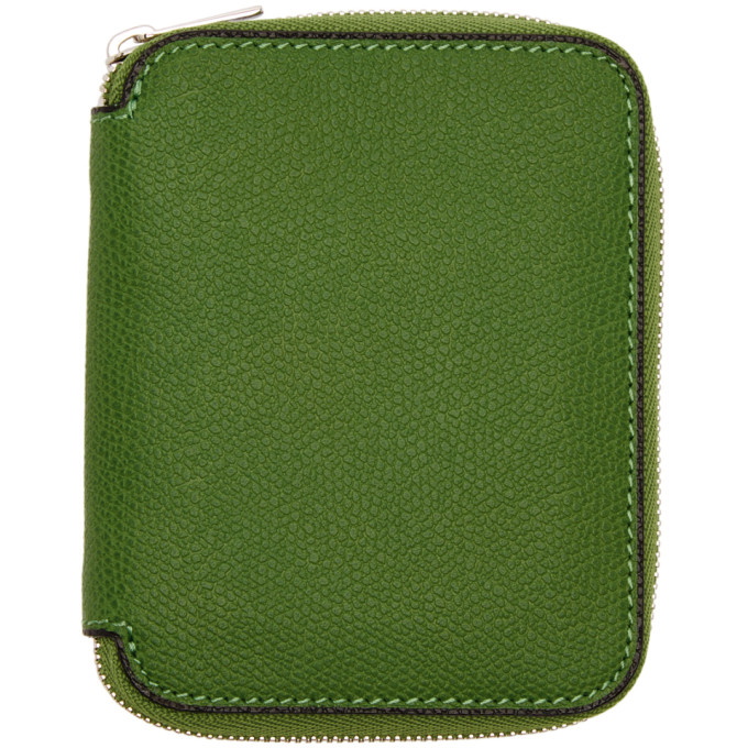 Valextra Coin Holder Zipped Wallet
