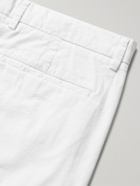 THEORY - Zaine Stretch-Cotton Twill Chino Shorts - White