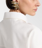Balenciaga Bloom embellished earrings