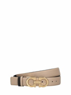 FERRAGAMO - 2.5cm Reversible Leather Belt
