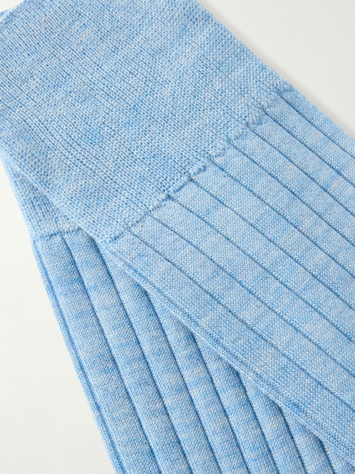 Falke - No 2 Ribbed Cashmere-Blend Socks - Blue