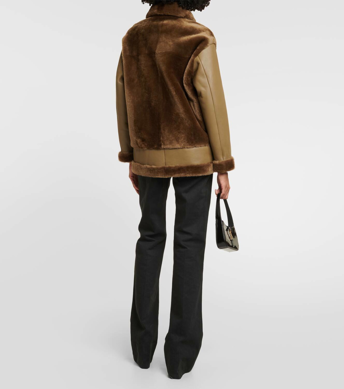 Blancha Leather and shearling jacket Blancha