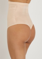 Spanx Invisible High-waist Sculpting Thong Beige