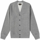 Beams Plus Men's Sweat Cardigan in Grey