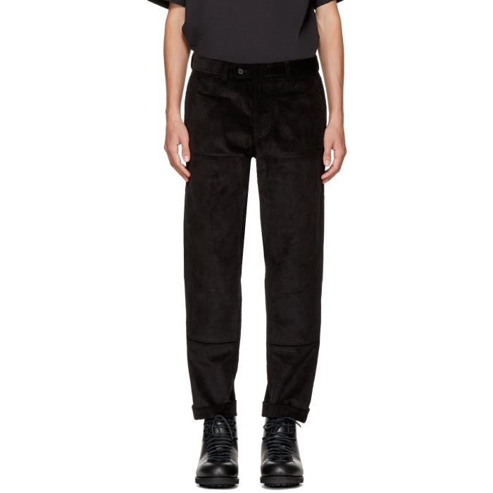 Photo: Childs Black Wrapped Knee Work Trousers 