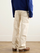 Cherry Los Angeles - Rincon Double Knee Straight-Leg Cotton-Canvas Trousers - Neutrals