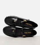 Miu Miu Leather loafers