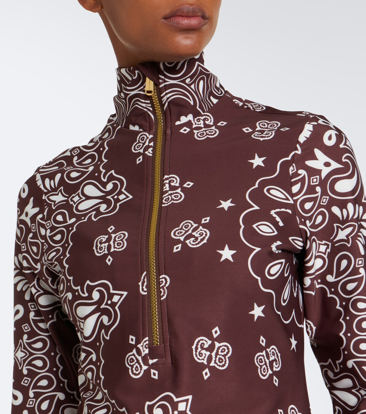 Goldbergh Toriko printed ski top