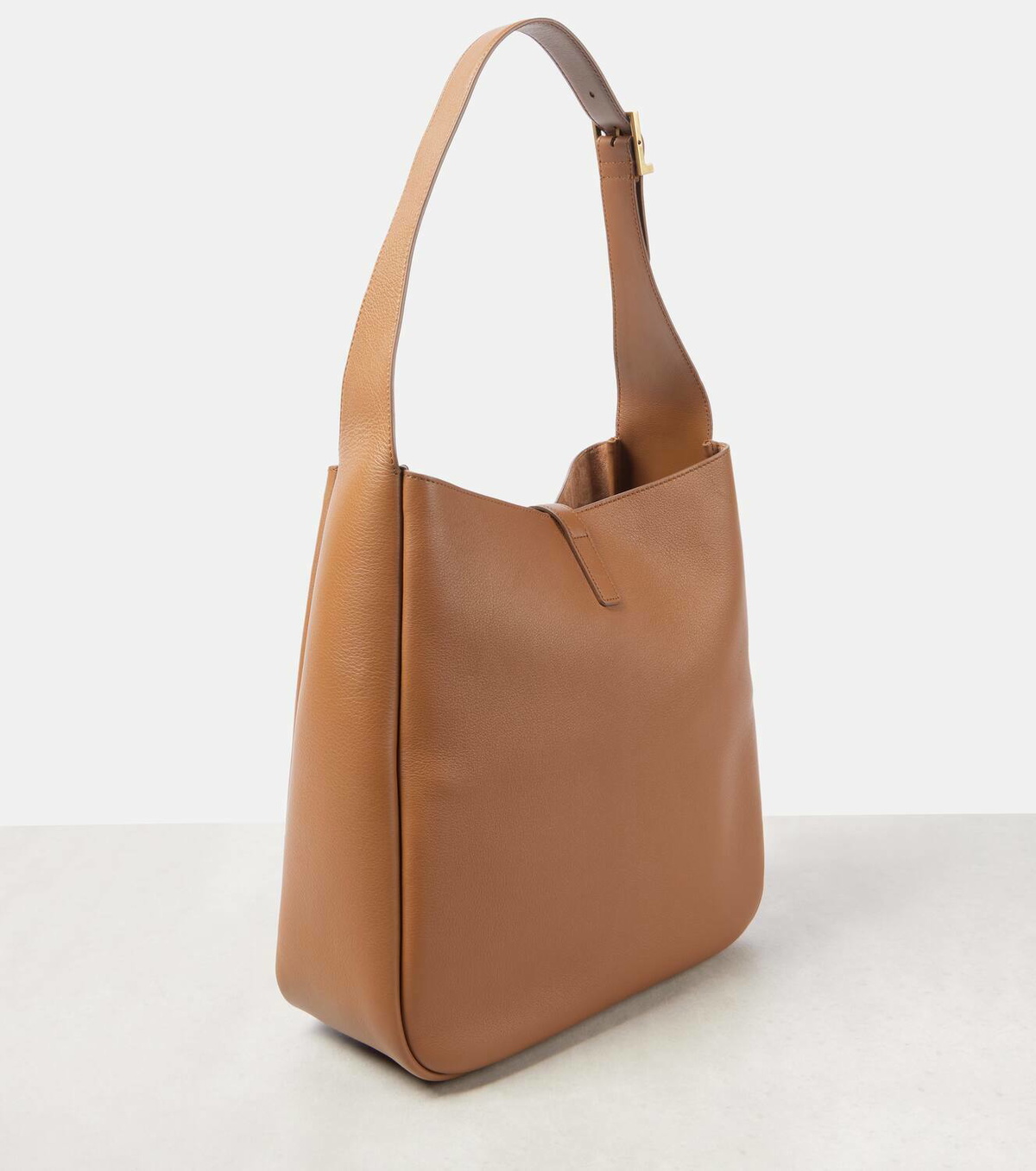 【関税・送料込】Saint Laurent Le 5 a 7 Supple Large 茶 新作 Saint Laurent Le 5 à 7 Supple Large Shoulder Bag in Smooth