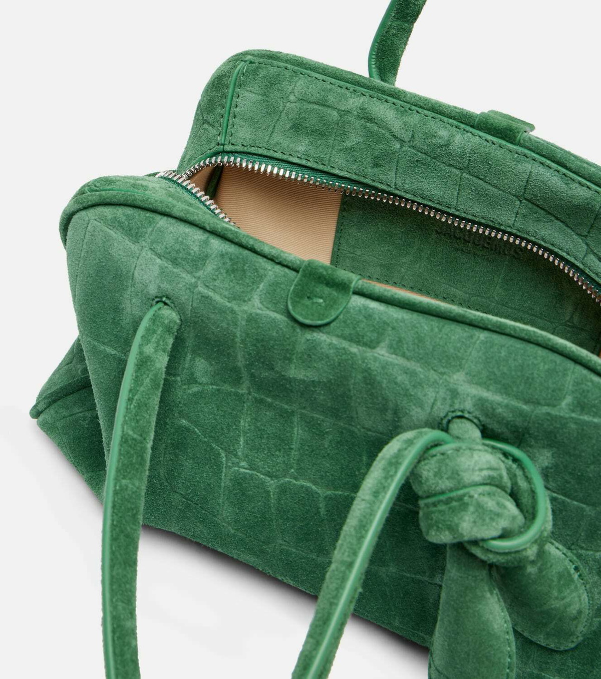 Jacquemus Turismo Small suede duffel bag