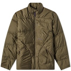 Nanga Men's Mazeno Ridge Jacket in Khaki