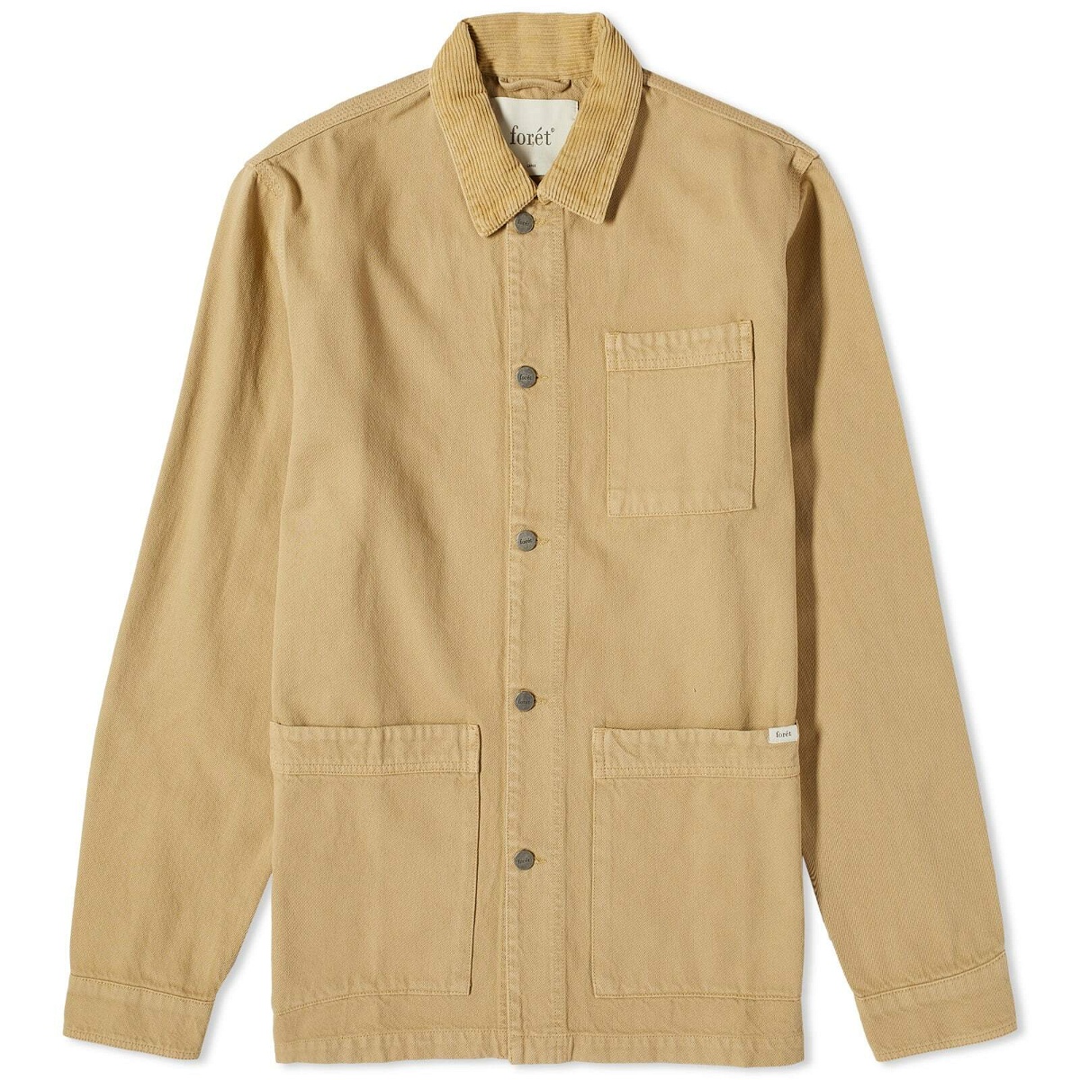 Foret Men's Heyday Chore Jacket in Corn Foret