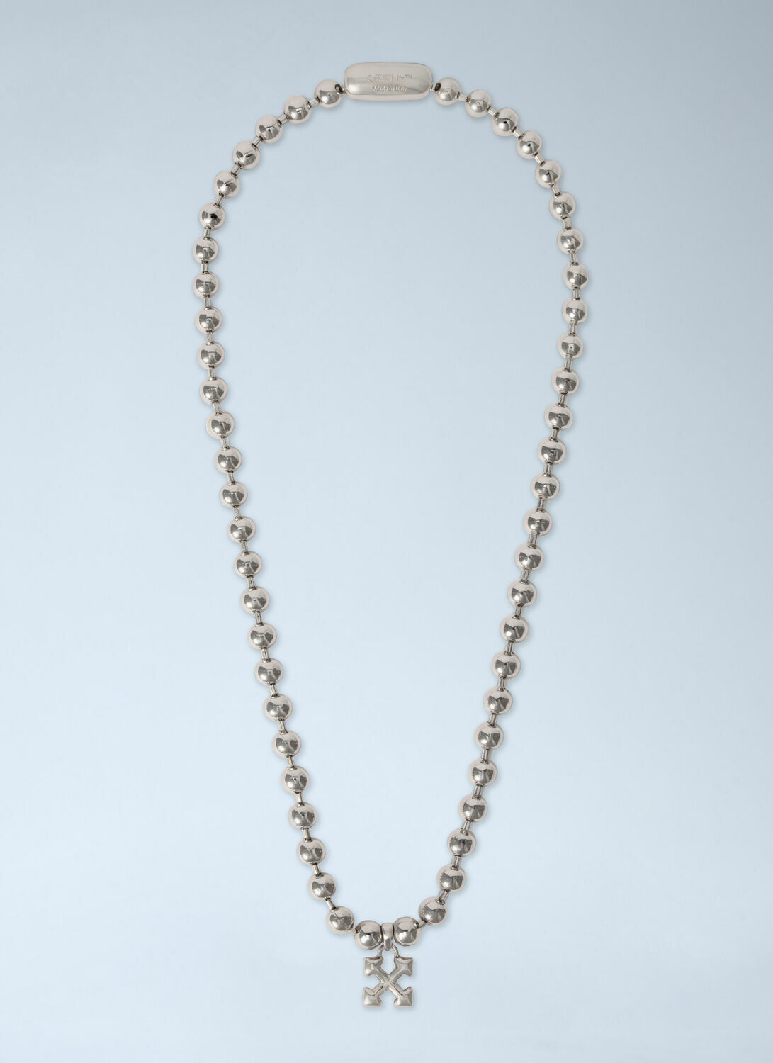 Off-White Arrow Ballchain Necklace