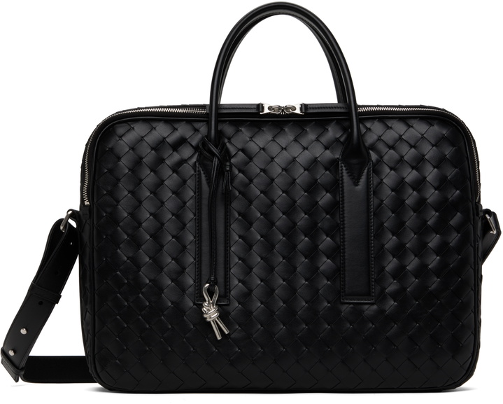 Photo: Bottega Veneta Black Getaway Briefcase