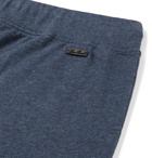 Loro Piana - Tapered Loopback Stretch-Cotton Jersey Sweatpants - Men - Navy