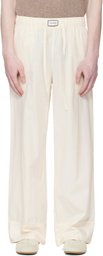 Entire Studios Off-White Pajama Lounge Pants
