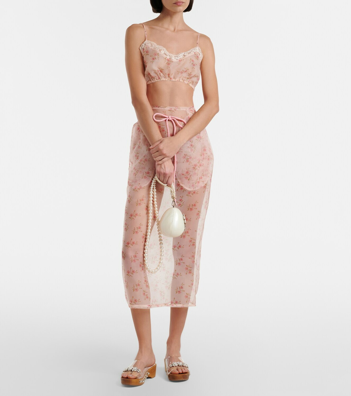 Simone Rocha Embellished PVC clogs