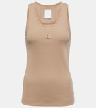 Givenchy 4G ribbed-knit cotton tank top