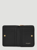 Saint Laurent Matelassé Compact Wallet