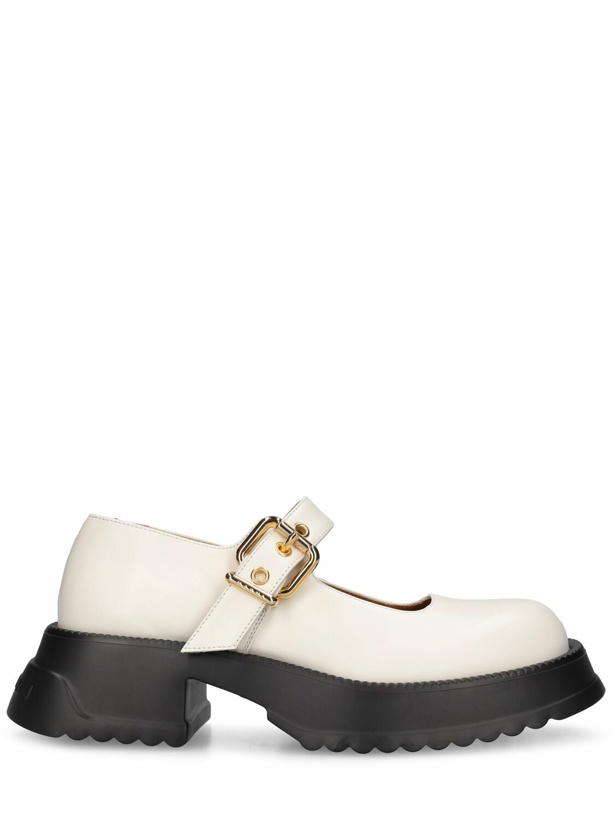 Photo: MARNI - 20mm Mary Jane Leather Shoes