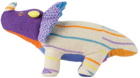 The Elder Statesman Multicolor Triceratops Plush Toy