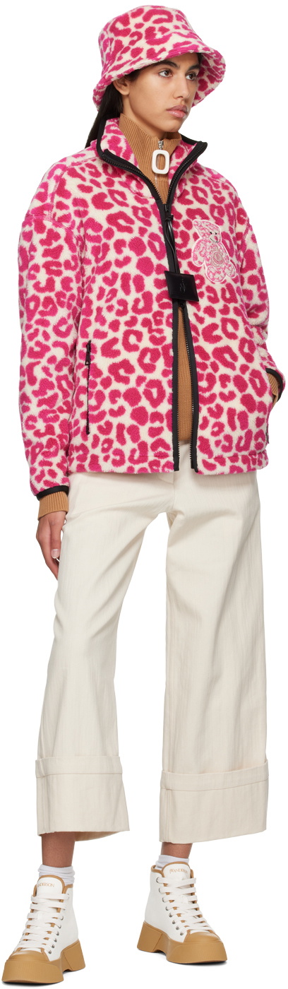 Moncler Genius 1 Moncler JW Anderson Pink Teddy Sweatshirt