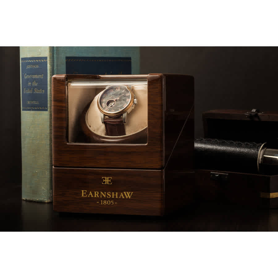 Thomas Earnshaw Brown Wooden Winder Box