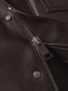 Yves Salomon - Leather Blouson Jacket - Brown