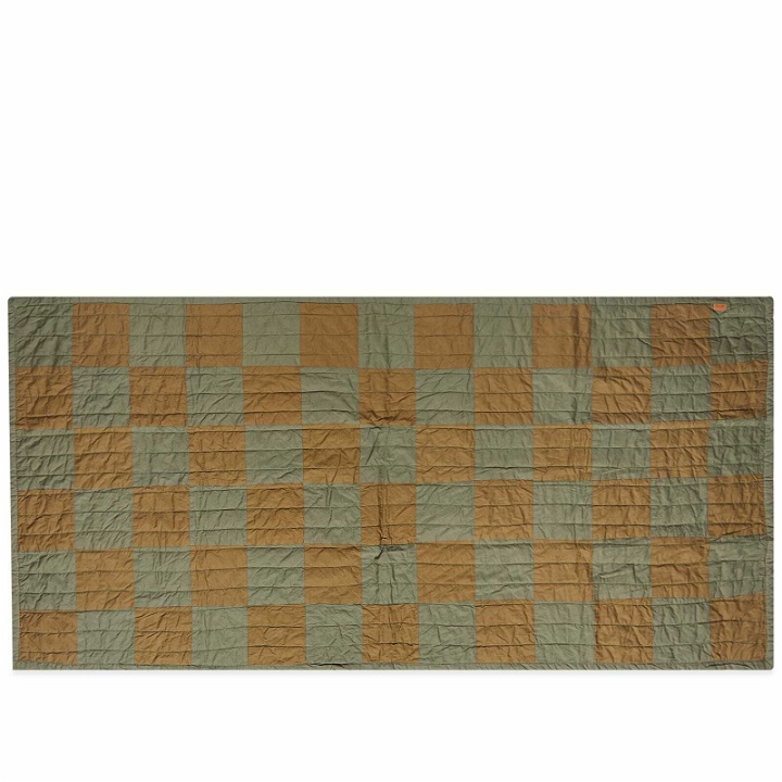 Photo: Ferm Living Duo Quilted Blanket in Green Tonal