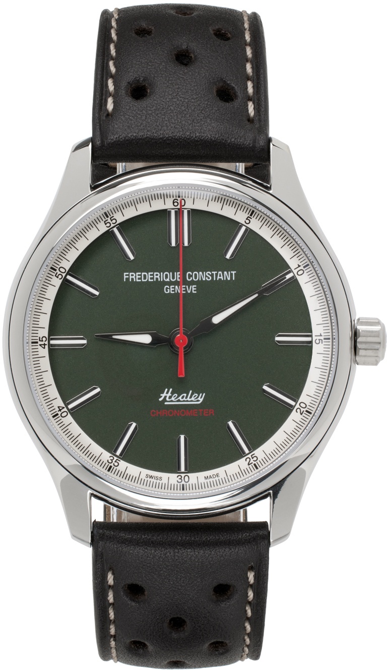 Photo: Frédérique Constant Brown & Green Vintage Rally Healey Automatic COSC Watch