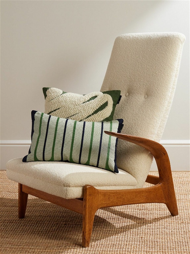 Photo: The Conran Shop - Arne Embroidered Striped Linen Cushion