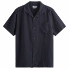 A.P.C. Men's x JJJJound Linen Vacation Shirt in Dark Navy