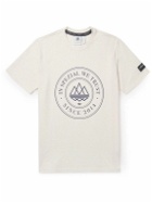 adidas Originals - Mod Trefoil 10 Logo-Print Cotton-Jersey T-Shirt - Neutrals