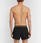 Versace - Slim-Fit Short-Length Swim Shorts - Black