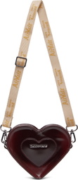 Dr. Martens Burgundy Mini Heart Bag