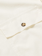 Loro Piana - Oversized Cotton-Poplin Half-Placket Shirt - White