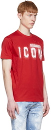 Dsquared2 Red Cotton T-Shirt