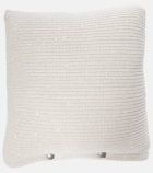 Brunello Cucinelli - Sequined cashmere and silk cushion