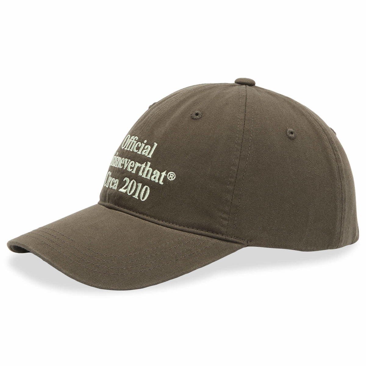 thisisneverthat Men's Times Cap in Dark Brown 