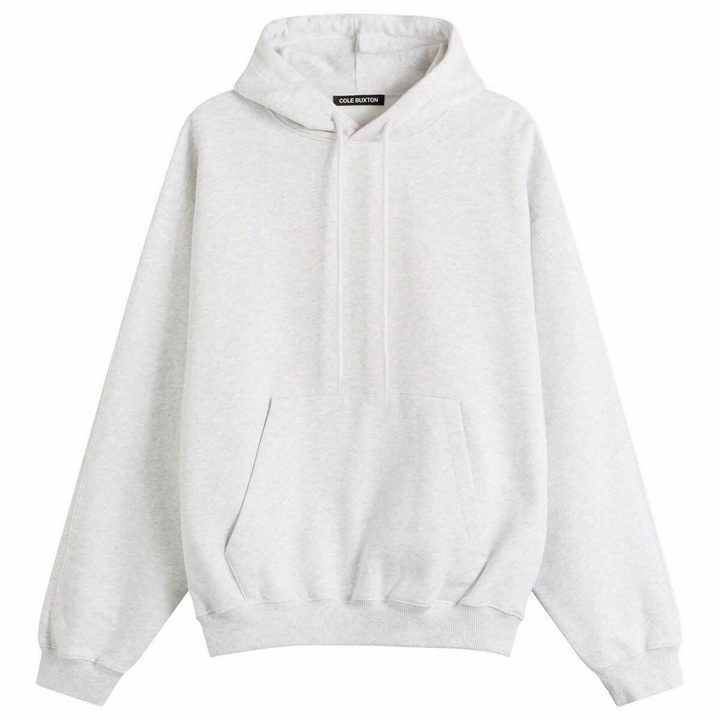 Photo: Cole Buxton Men's CB 1992 Backstage Hoodie in Light Grey Marl