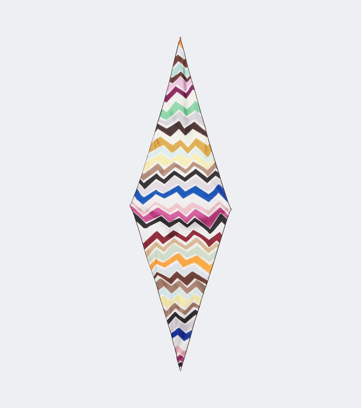 Missoni Zigzag silk twill scarf
