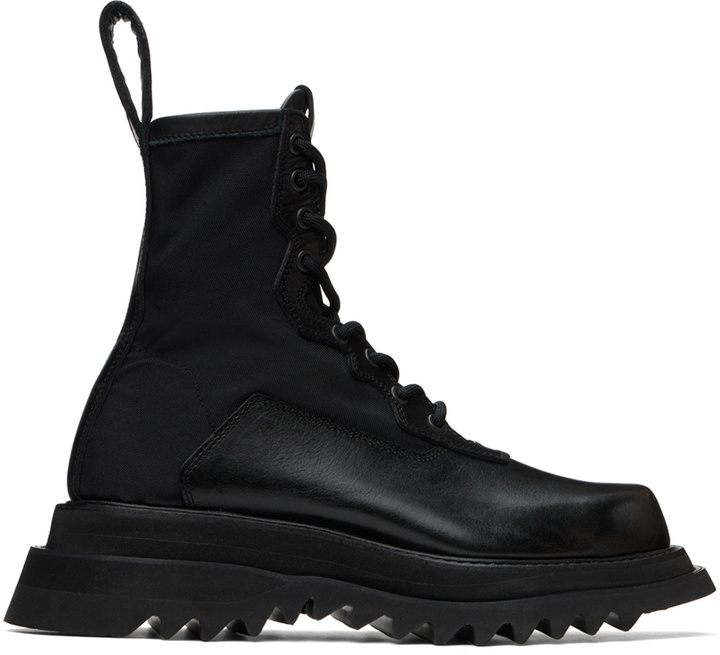 Photo: Julius Black Double-Sole Combat Boots