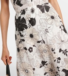 Zimmermann Pop floral linen maxi skirt