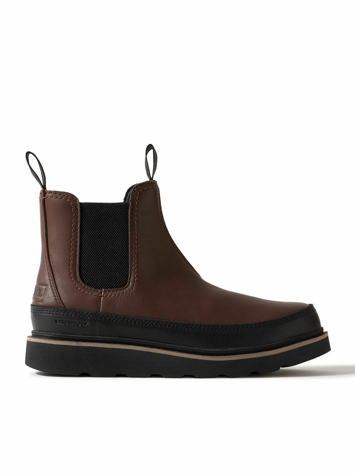 Sorel Men\'s Brown Leather Boots with Black Trim Men main image 4