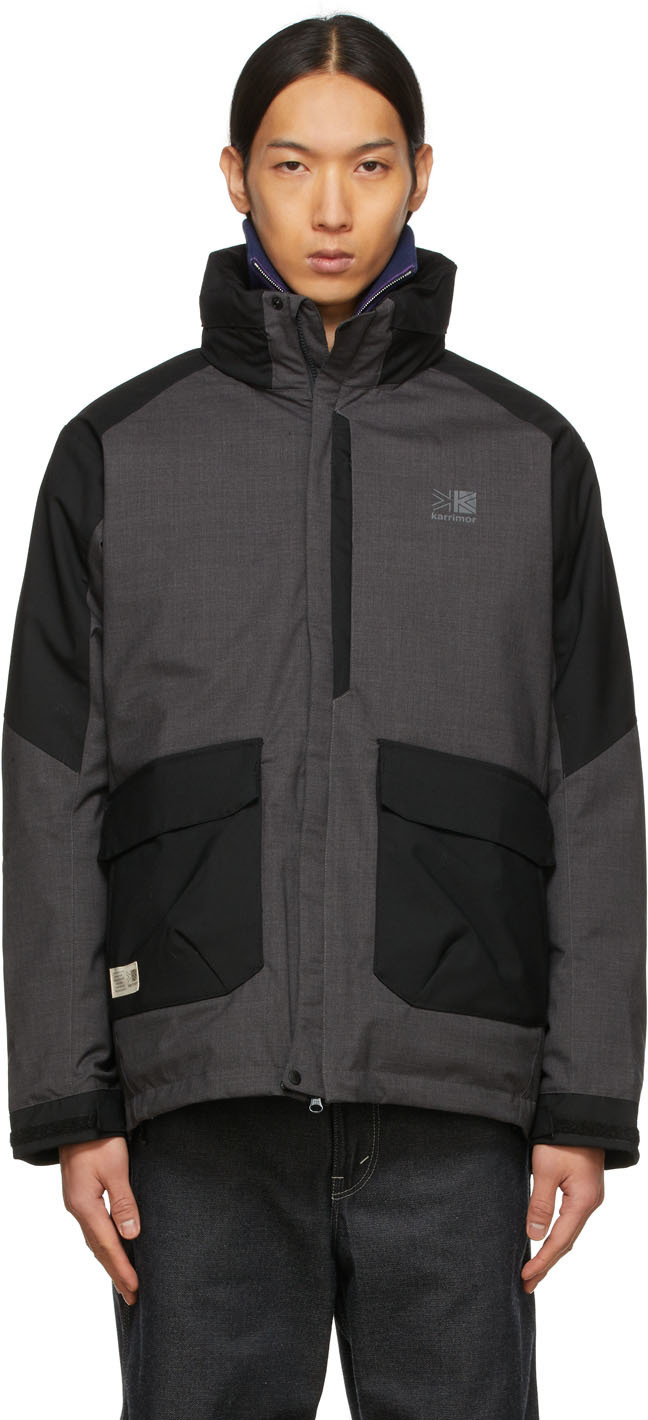 Junya Watanabe Grey Karrimor Edition 'eYe' Down Parka Junya Watanabe